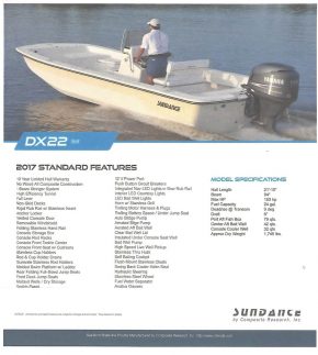 Make: Sundance Model: DX22HPX